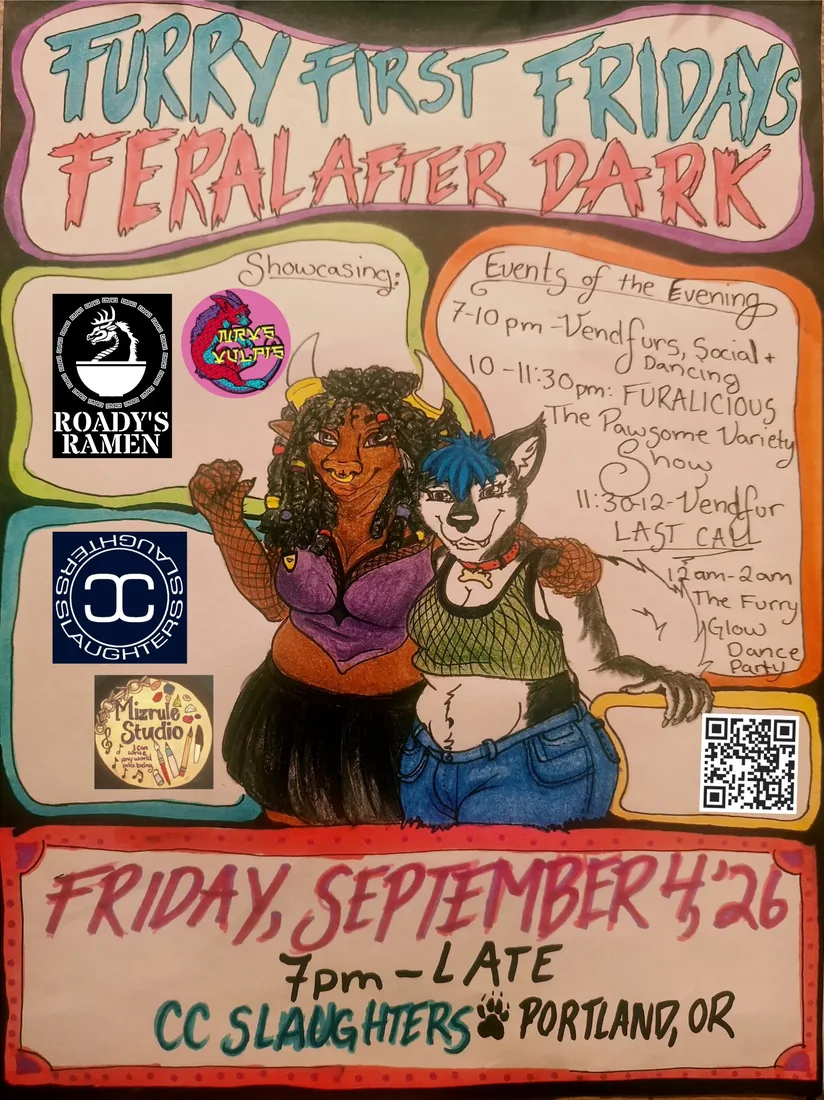 Furry First Fridays: Feral After Dark